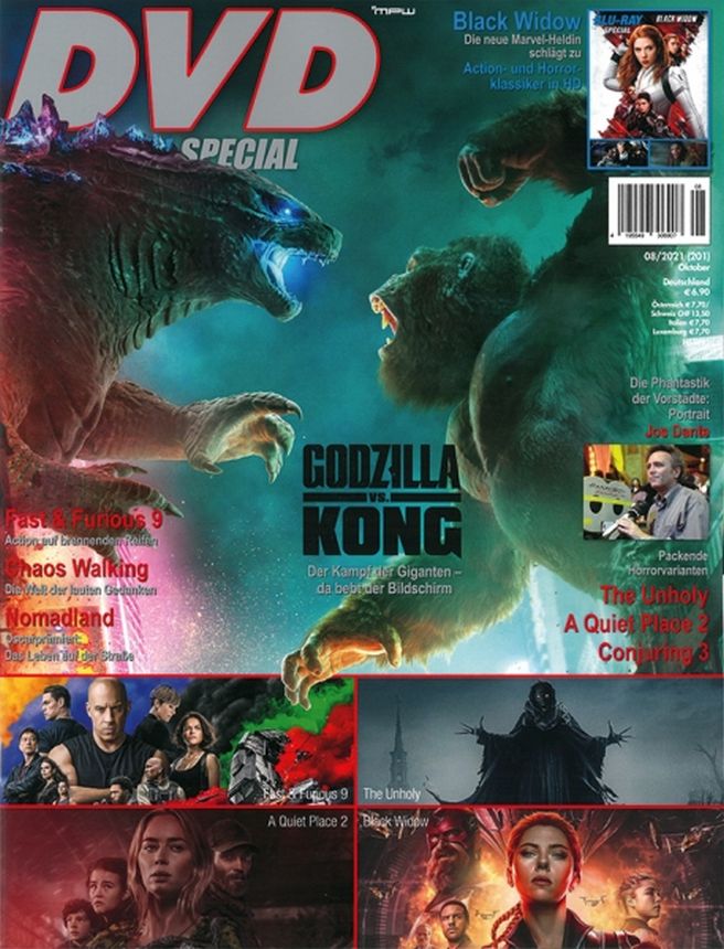 DVD SPECIAL magazine cover Issue 201  October 2021