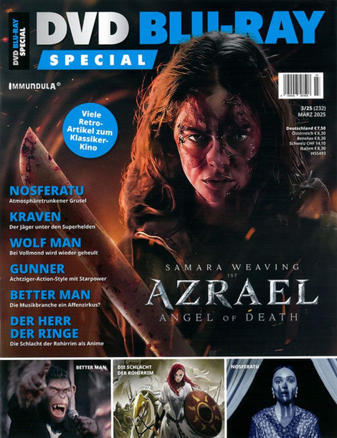 DVD SPECIAL magazine cover Issue 232  March 2025