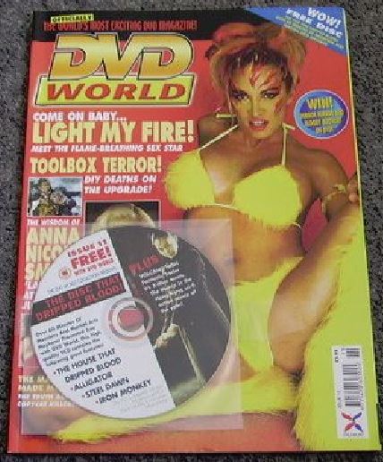 DVD WORLD magazine side cover Issue 11  2004