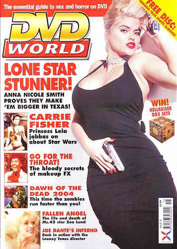 DVD WORLD magazine side cover Issue 18  2004