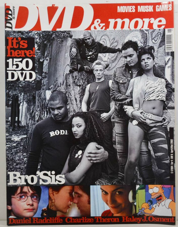 DVD AND MORE magazine side cover  April/May 2002
