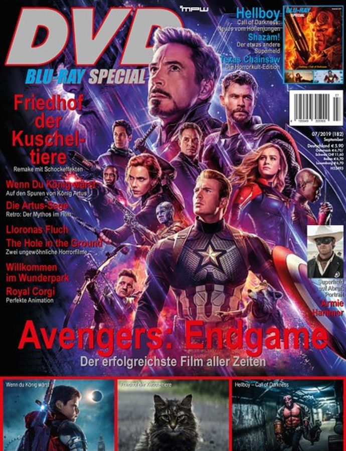 DVD SPECIAL magazine cover Issue 182  July 2019