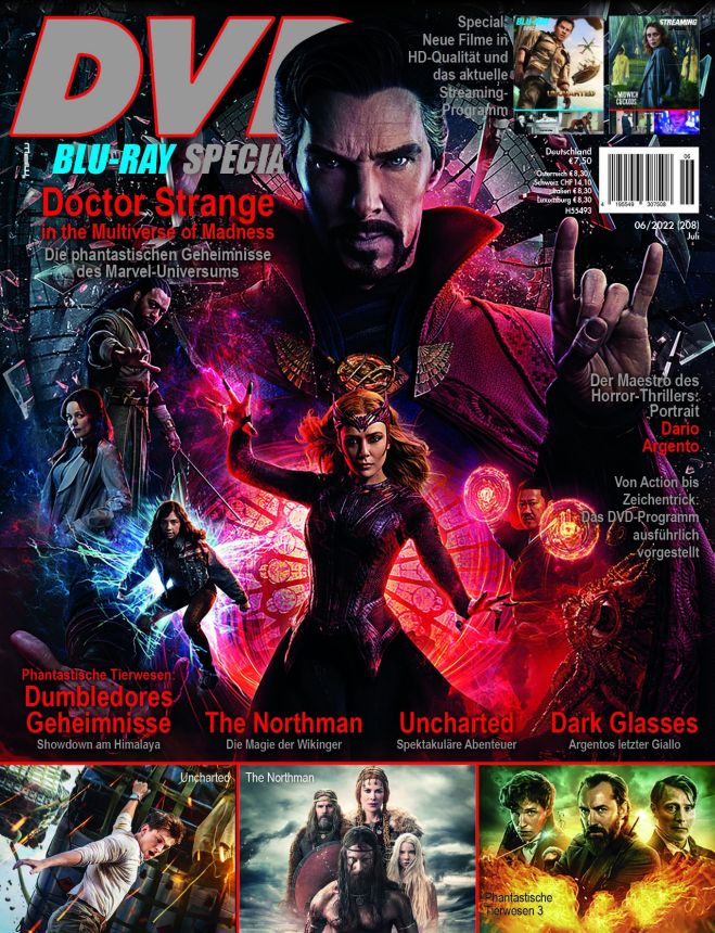 DVD SPECIAL magazine cover Issue 208  June 2022