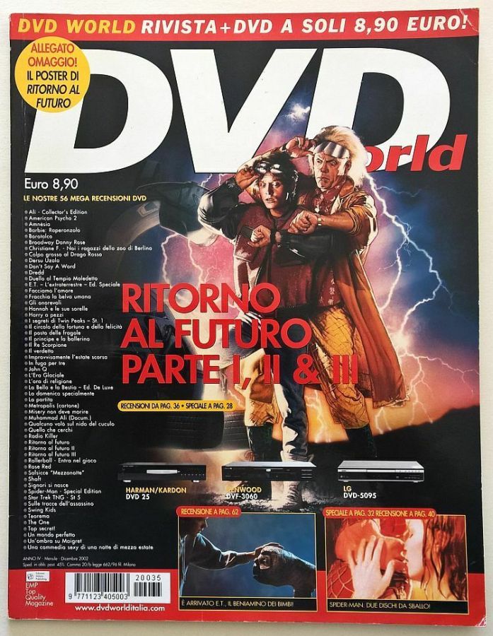 DVD WORLD (It) magazine side cover Issue 35  December 2002