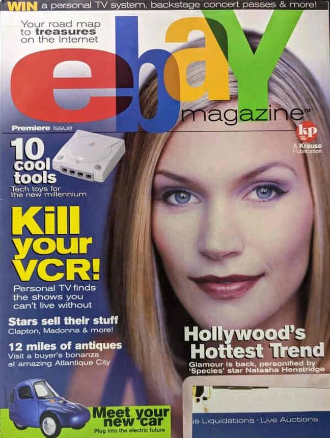 EBAY magazine cover  Vol 1 # 1 November 1999