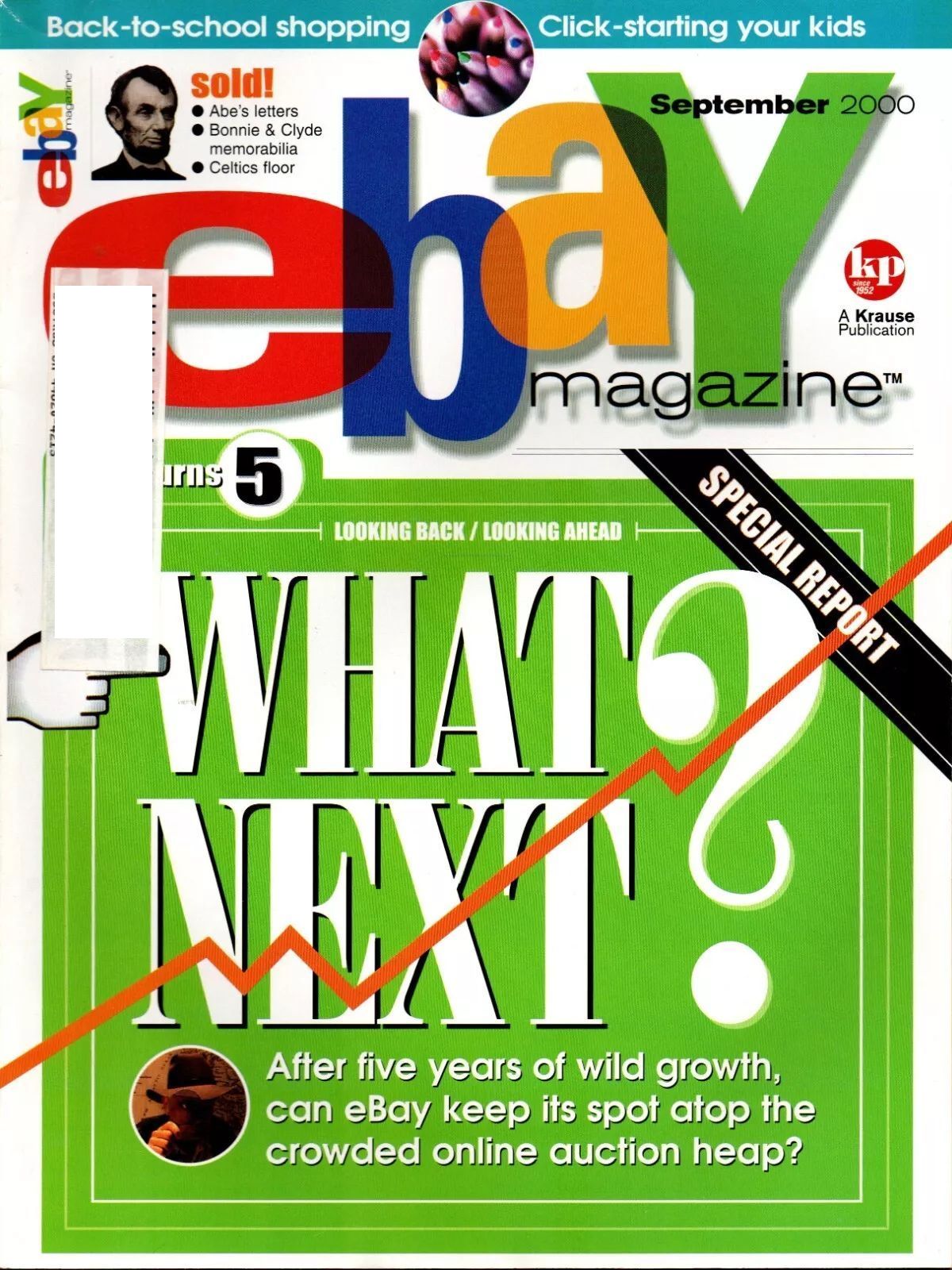 EBAY magazine cover  September 2000