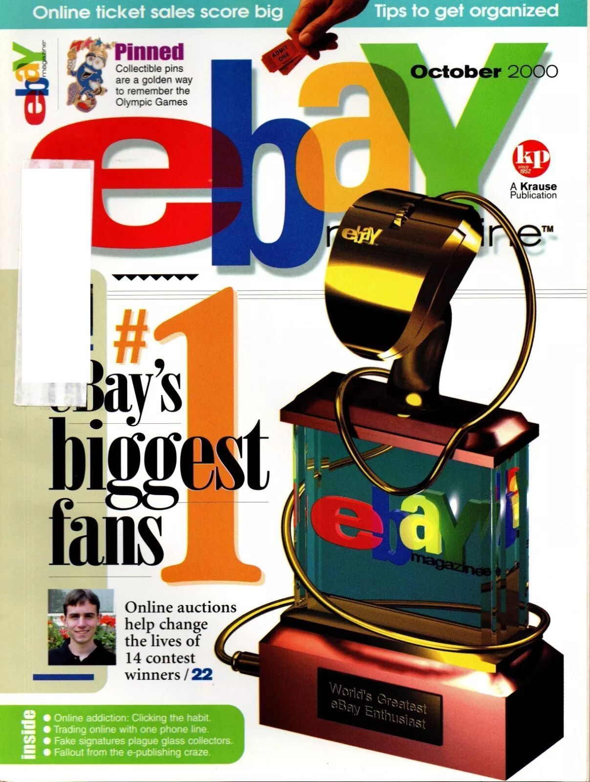 EBAY magazine cover  October 2000