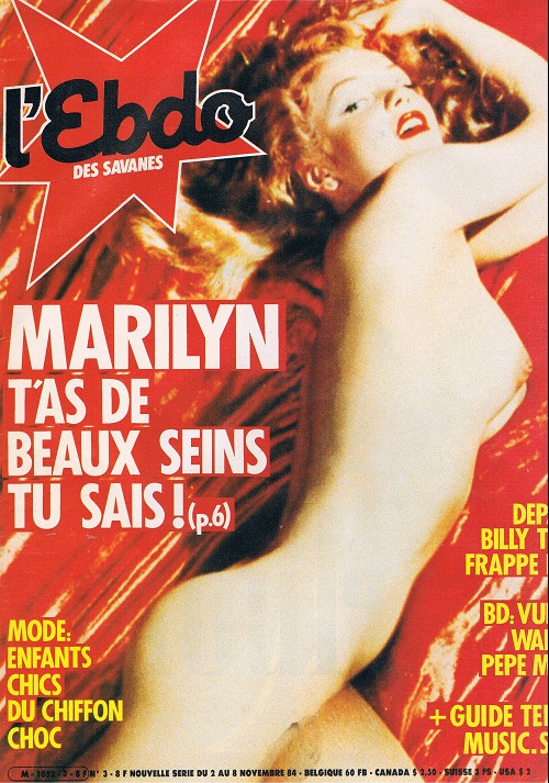 HEBDO CINEMA magazine cover Issue 3 2 November 1984