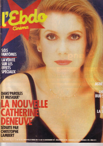 HEBDO CINEMA magazine cover Issue 8 12 December 1984