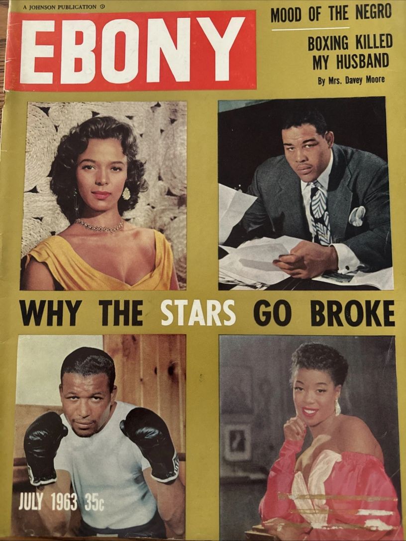 EBONY magazine cover  July 1963