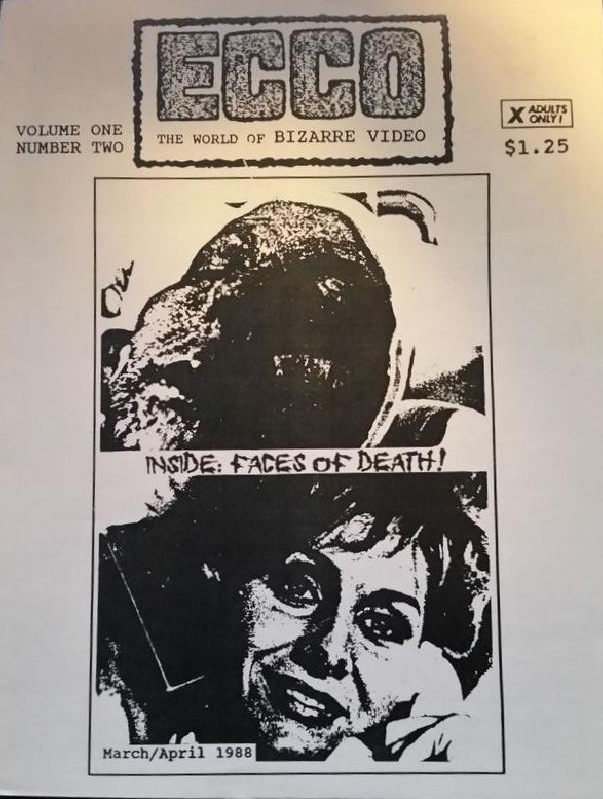 ECCO magazine cover Issue 2 March/April 1988