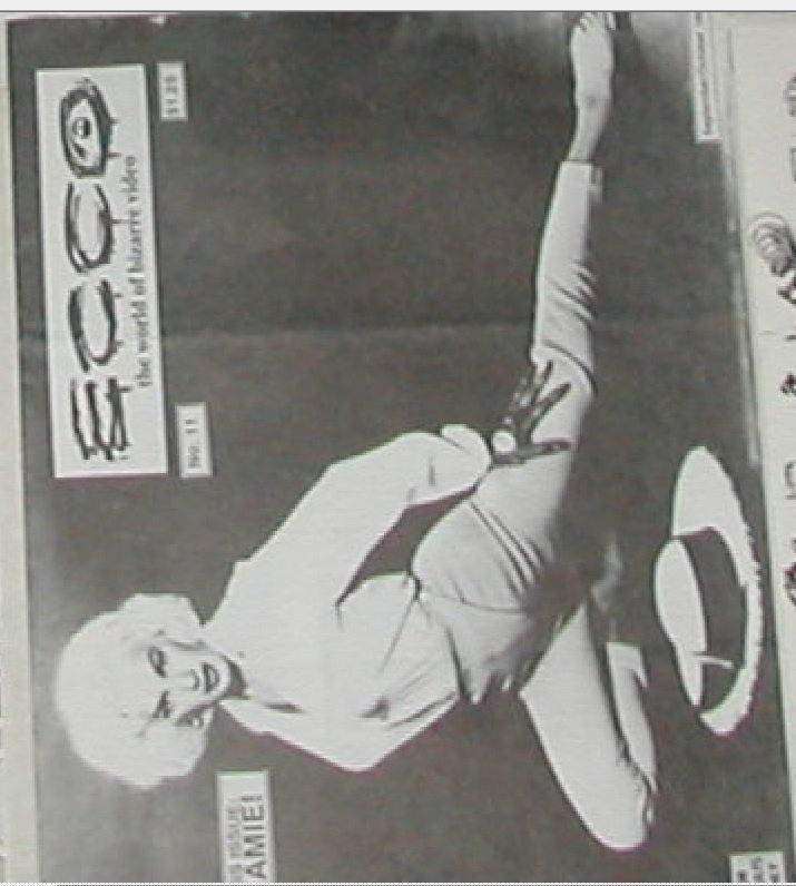 ECCO magazine cover Issue 11  1989
