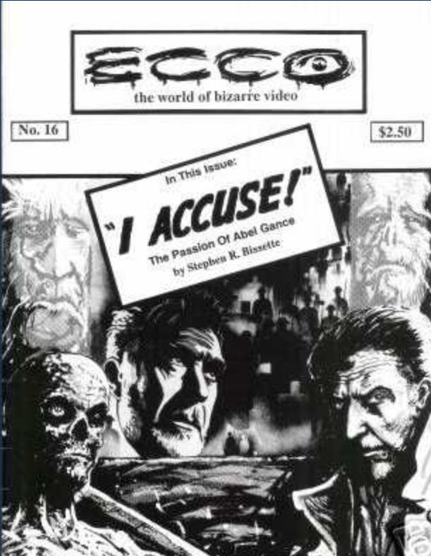 ECCO magazine cover Issue 16  1991