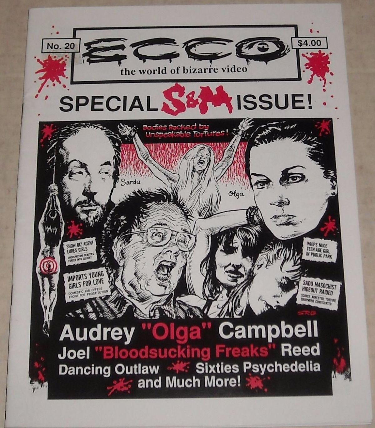 ECCO magazine cover Issue 20  1995