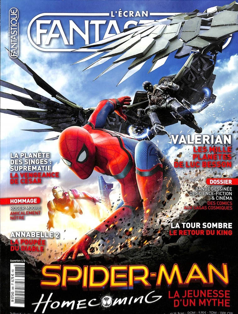 ECRAN FANTASTIQUE | L magazine side cover Issue 388 July/August 2017