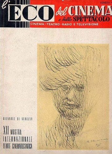 ECO DEL CINEMA E DELLO SPETTACOLO magazine cover  1951