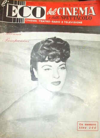ECO DEL CINEMA E DELLO SPETTACOLO magazine cover Issue 12 December 1951
