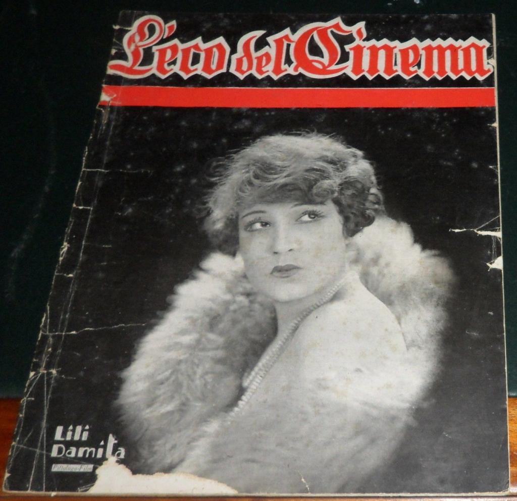 ECO DEL CINEMA magazine side cover Issue 47  1927