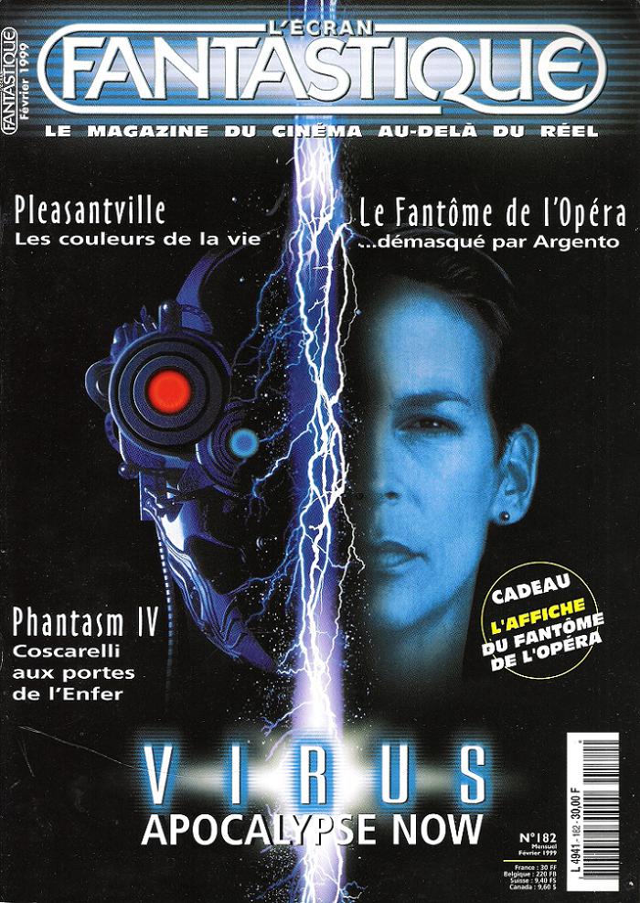 ECRAN FANTASTIQUE | L magazine side cover Issue 182 February 1999