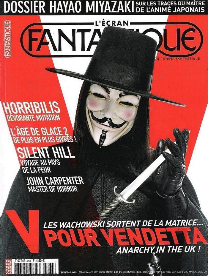 ECRAN FANTASTIQUE | L magazine cover Issue 264 April 2006