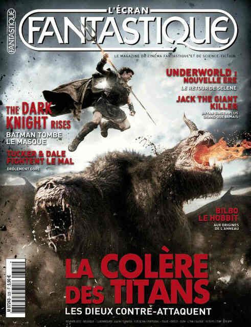 ECRAN FANTASTIQUE | L magazine cover Issue 328 February 2012