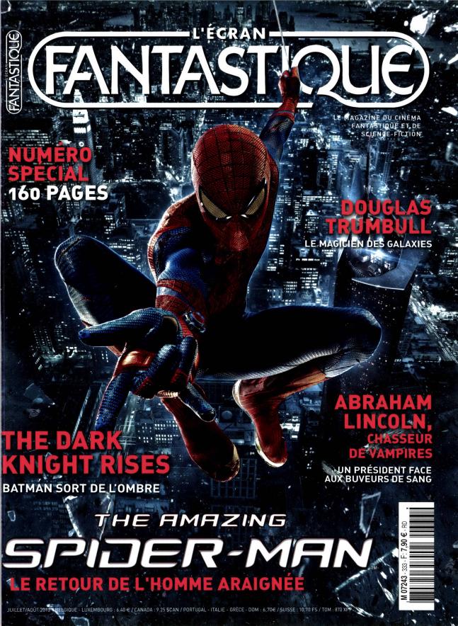 ECRAN FANTASTIQUE | L magazine cover Issue 333 July/August 2012