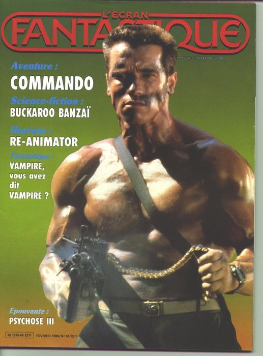 ECRAN FANTASTIQUE | L magazine cover Issue 65 February 1986