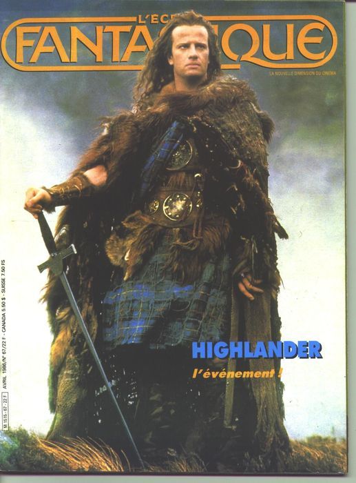 ECRAN FANTASTIQUE | L magazine cover Issue 67 April 1986