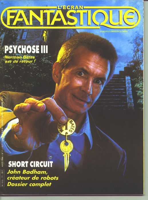 ECRAN FANTASTIQUE | L magazine cover Issue 71 August 1986
