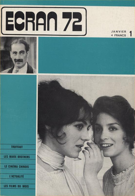 ECRAN magazine cover Issue 1 January 1972
