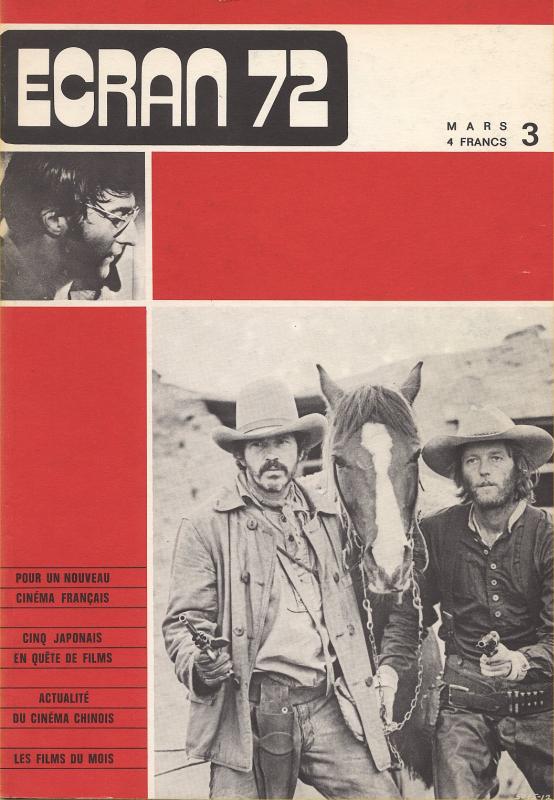 ECRAN magazine cover Issue 3 March 1972