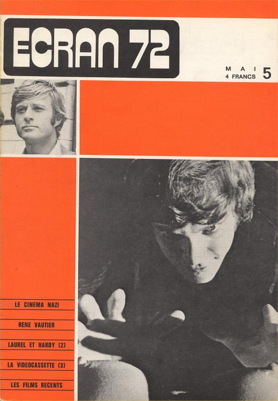 ECRAN magazine cover Issue 5 May 1972