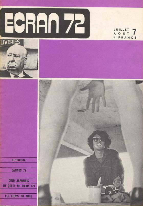 ECRAN magazine cover Issue 7 July/August 1972