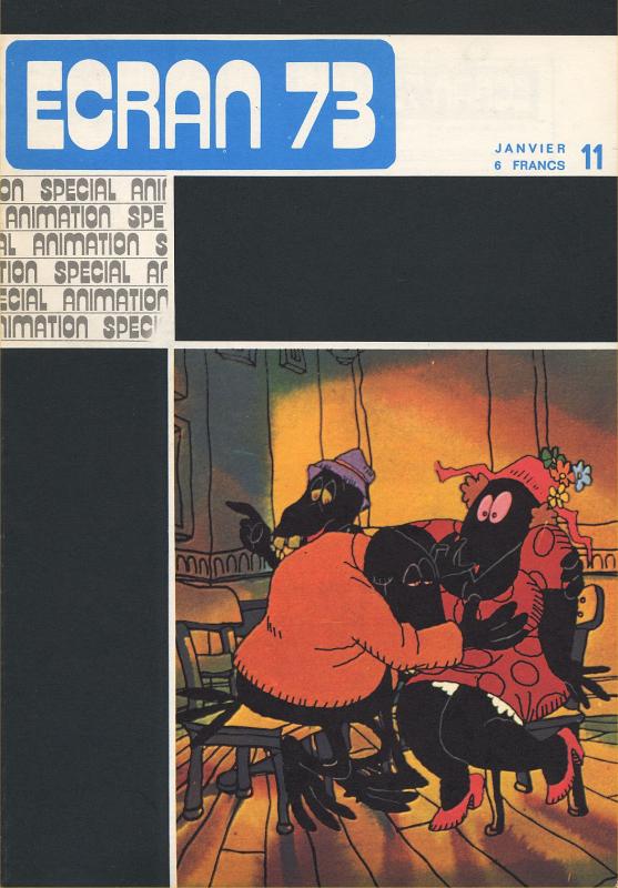 ECRAN magazine cover Issue 11 January 1973