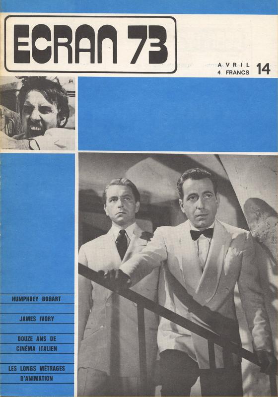 ECRAN magazine cover Issue 14 April 1973