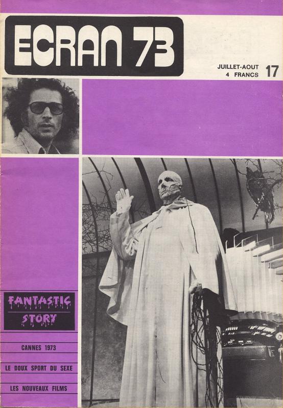 ECRAN magazine cover Issue 17 July/August 1973