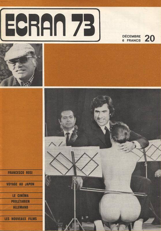 ECRAN magazine cover Issue 20 December 1973