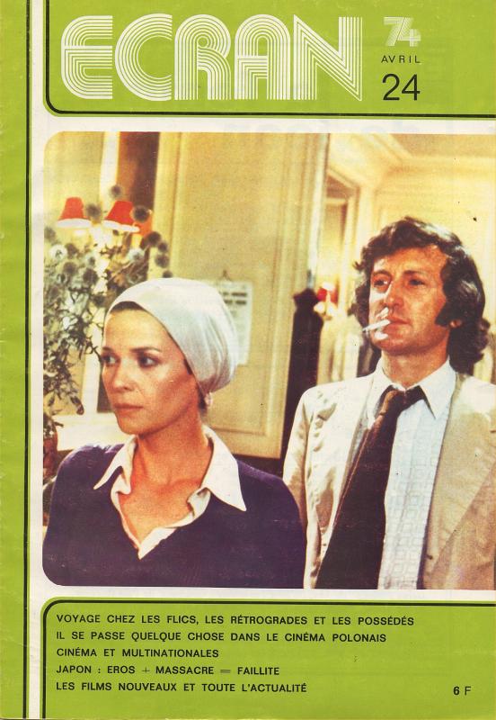 ECRAN magazine cover Issue 24 April 1974