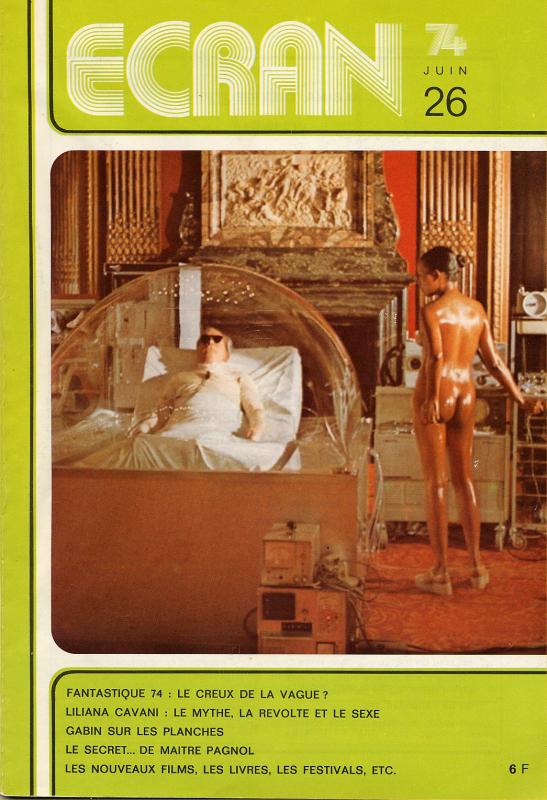 ECRAN magazine cover Issue 26 June 1974