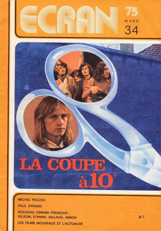 ECRAN magazine cover Issue 34 March 1975