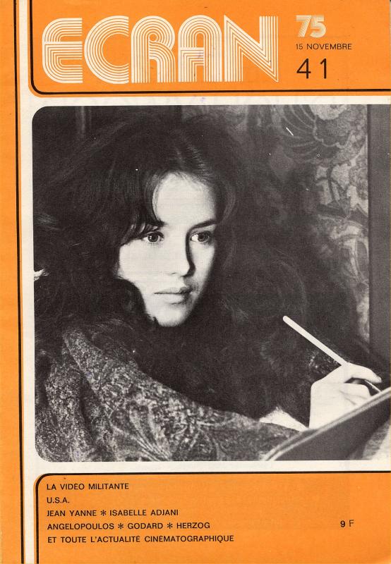 ECRAN magazine cover Issue 41 November 1975