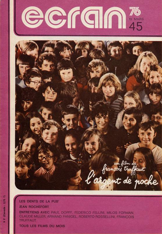 ECRAN magazine cover Issue 45 March 1976
