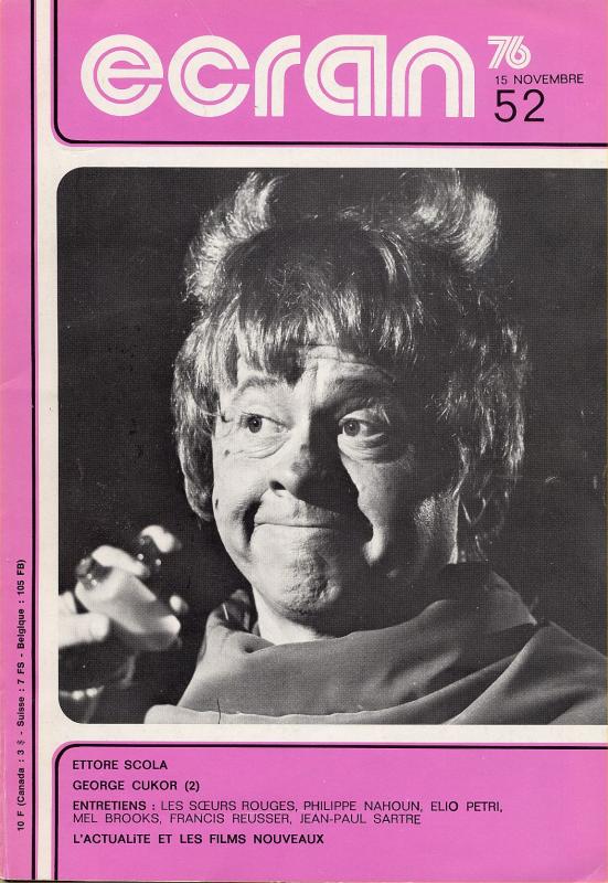 ECRAN magazine cover Issue 52 November 1976