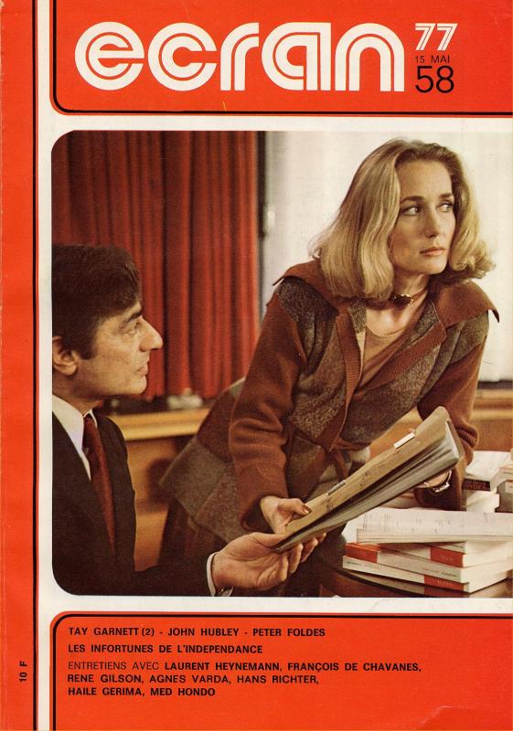 ECRAN magazine cover Issue 58 May 1977