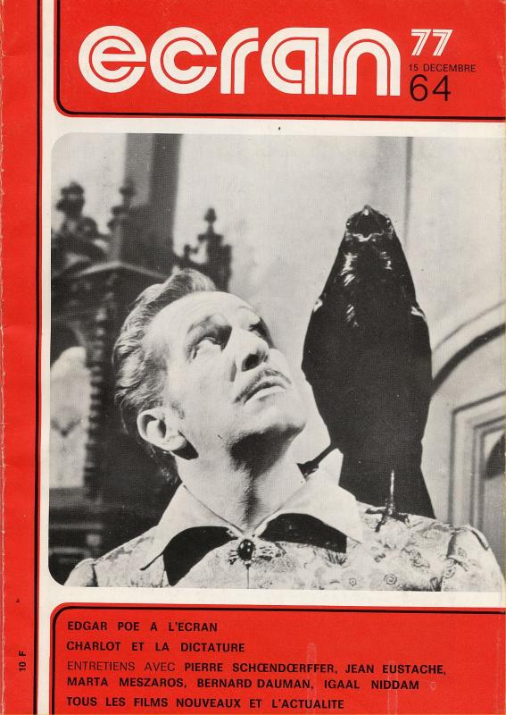 ECRAN magazine cover Issue 64 December 1977