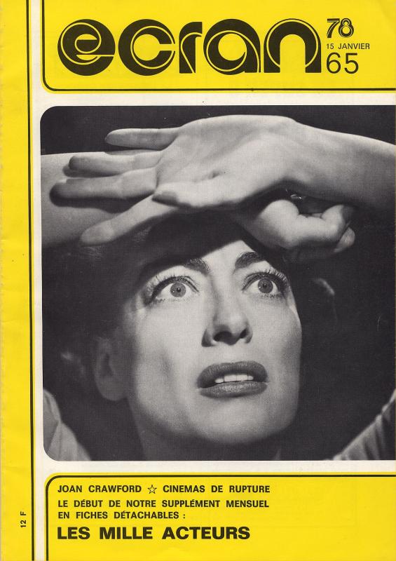 ECRAN magazine cover Issue 65 January 1978