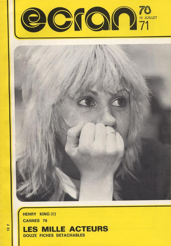 ECRAN magazine cover Issue 71 July 1978