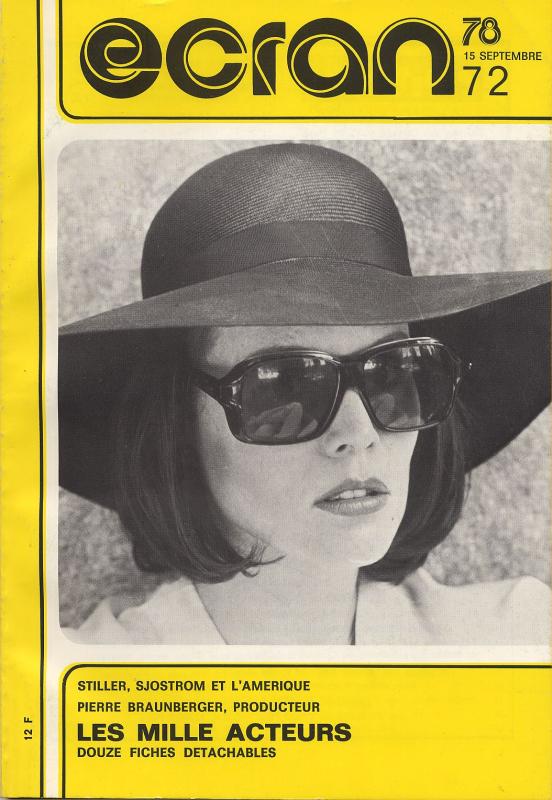 ECRAN magazine cover Issue 72 August/September 1978