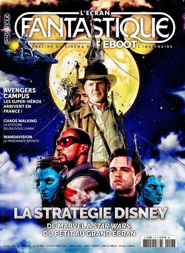 ECRAN FANTASTIQUE | L magazine side cover Issue 8  February 2021