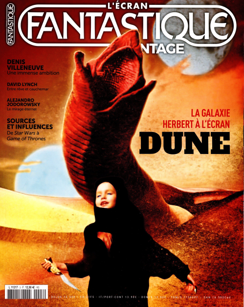 ECRAN FANTASTIQUE VINTAGE magazine side cover Issue 3  October 2020